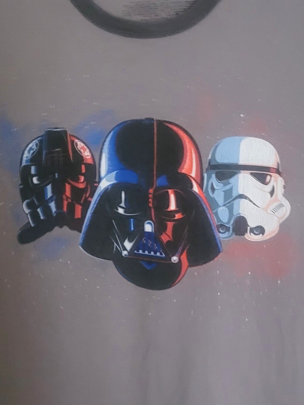 Men's MEDIUM Darth Vader Storm Troopers Short Sleeve Graphic T-Shirt Disney